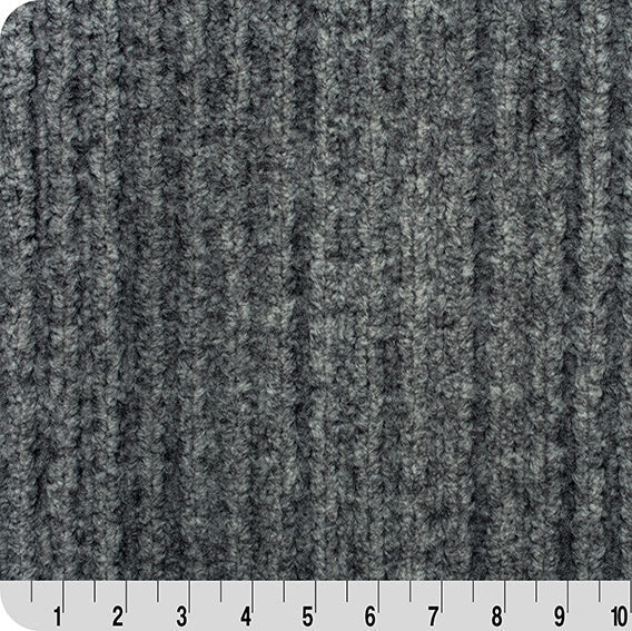 Tejido Luxe Cuddle Weave Plata - 58" por Yarda