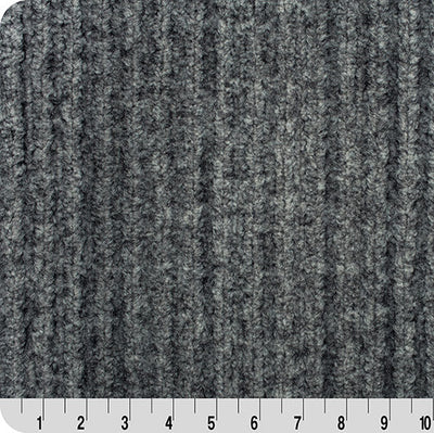 Tejido Luxe Cuddle Weave Plata - 58" por Yarda