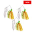 Reaction Tackle Lead Spinnerbait Jigs – 3-Pack, Double Willow Blade - New