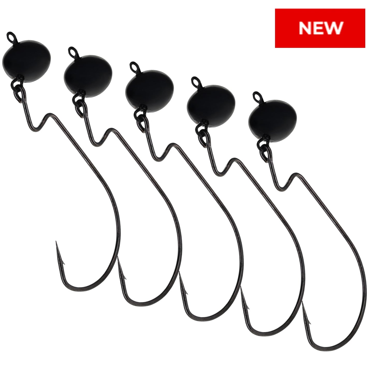 Reaction Tackle Heavy-Duty Football Swing Jigs - 5-Pack