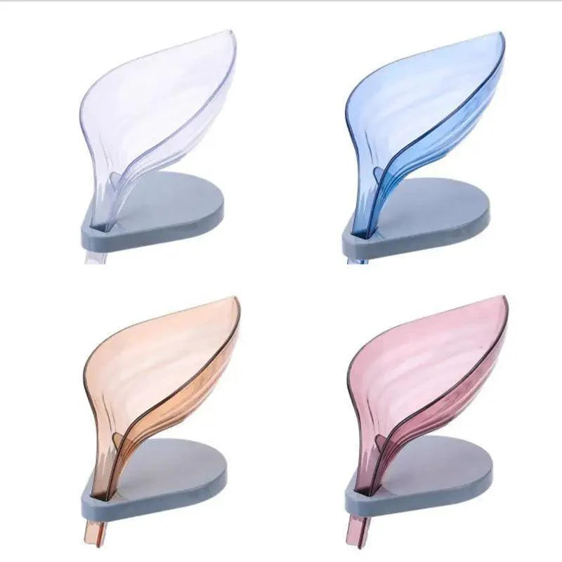 Leaf Shape Soap Holder - Elegant Bathroom Storage Solution