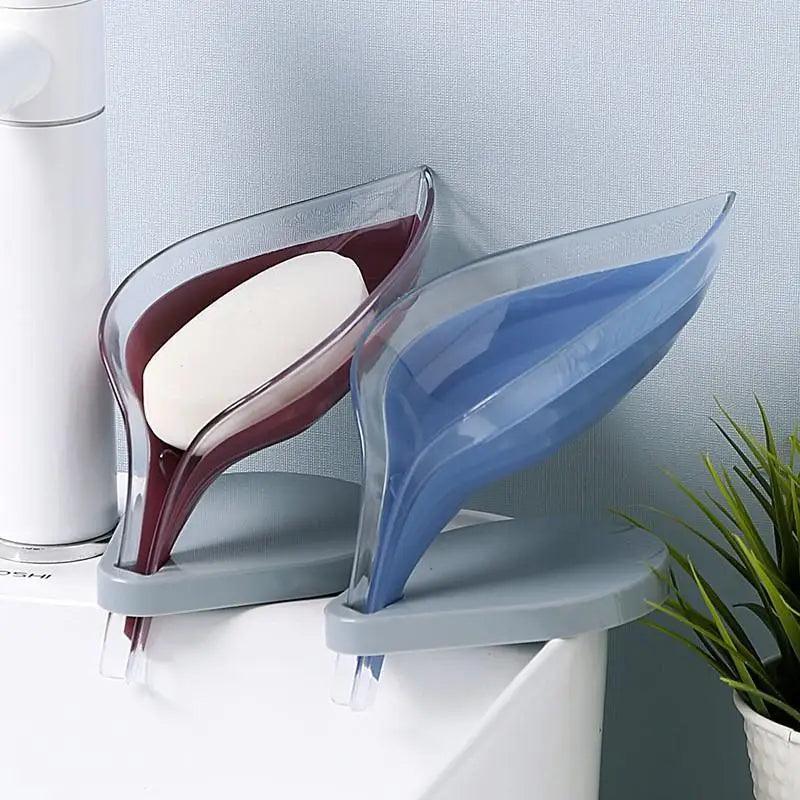 Leaf Shape Soap Holder - Elegant Bathroom Storage Solution