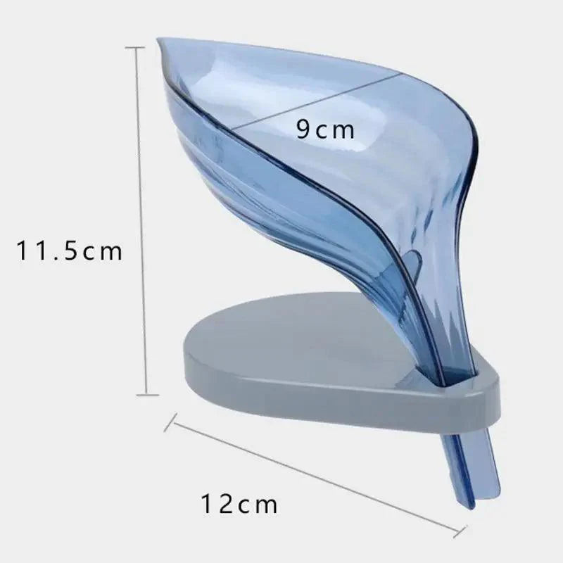 Leaf Shape Soap Holder - Elegant Bathroom Storage Solution