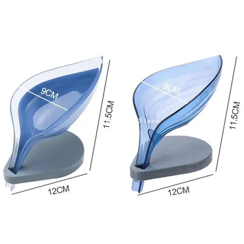 Leaf Shape Soap Holder - Elegant Bathroom Storage Solution