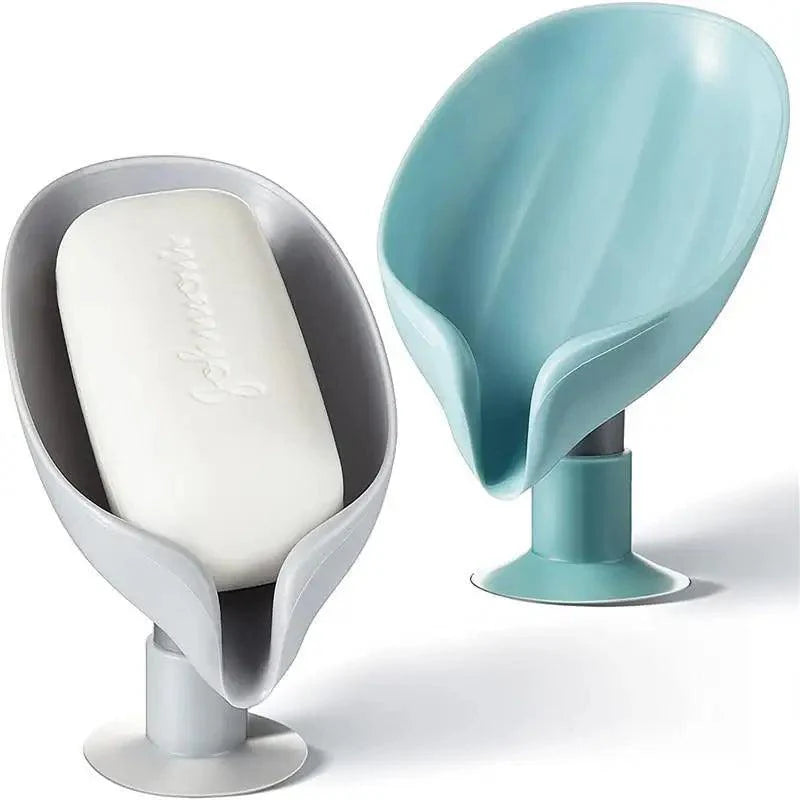 Leaf Shape Self-Draining Soap Holder for Kitchen & Bathroom