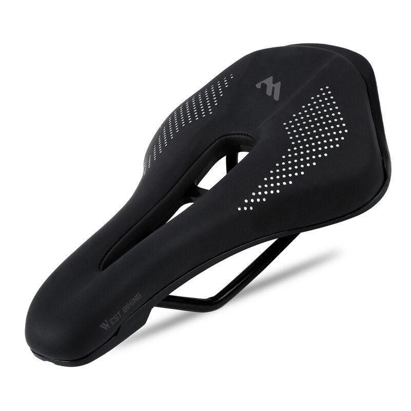 Premium Leather Bicycle Saddle for Comfort and Performance