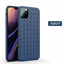 Coque de téléphone en cuir élégant en maille pour modèles d'iPhone