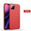 Coque de téléphone en cuir élégant en maille pour modèles d'iPhone