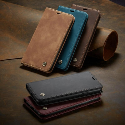 Étui en cuir de luxe pour iPhone 14/13/12/11 Series