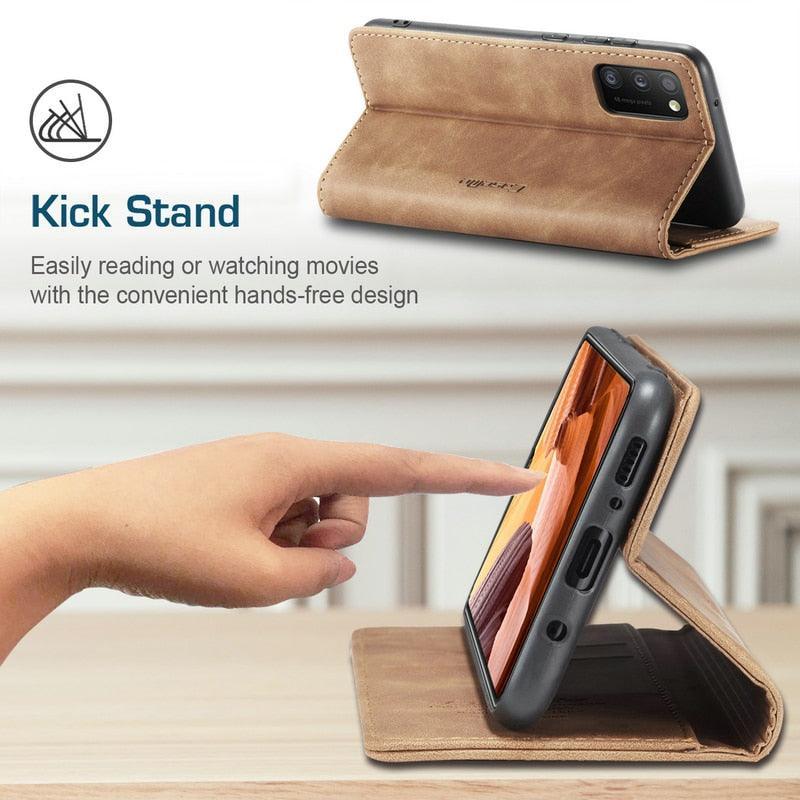 Luxury Leather Flip Case for iPhone 14/13/12/11 Series
