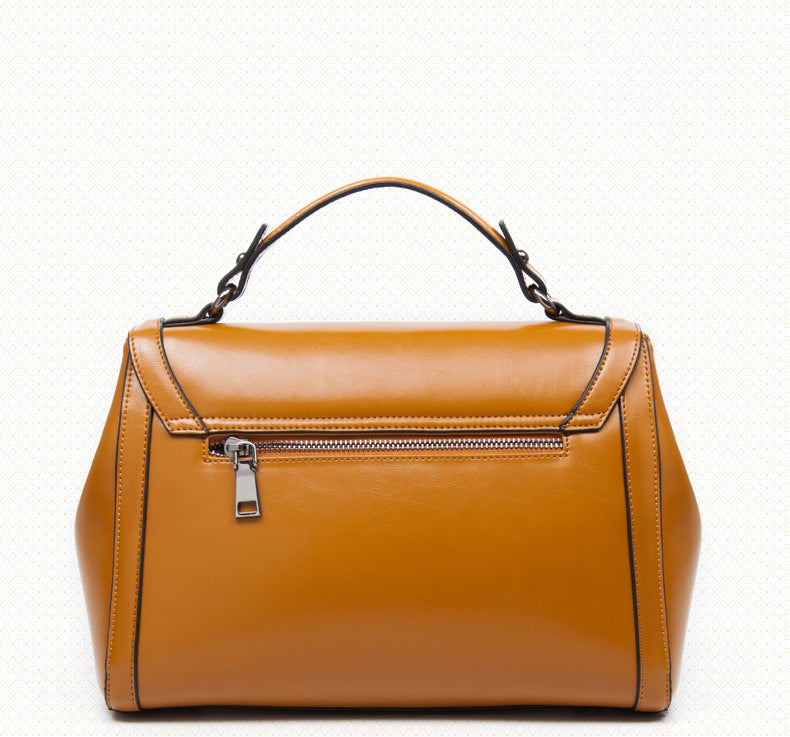 Leather handbag fashion leather handbags inclined shoulder bag handbag shoulder BaoChao - Korvel