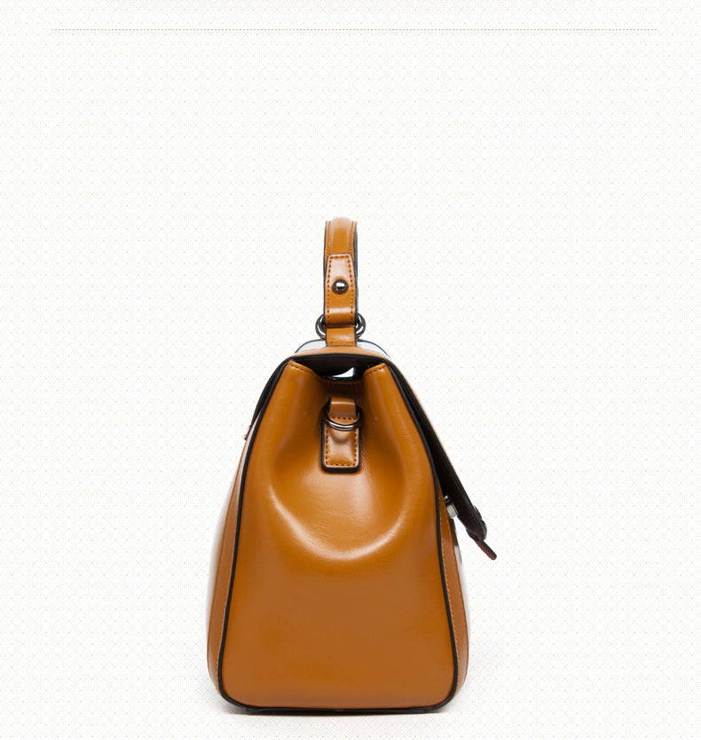 Leather handbag fashion leather handbags inclined shoulder bag handbag shoulder BaoChao - Korvel