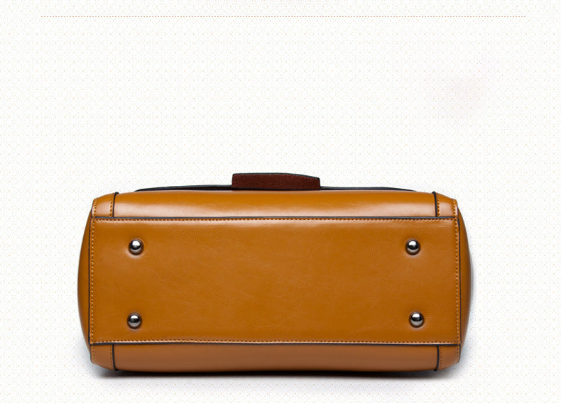 Leather handbag fashion leather handbags inclined shoulder bag handbag shoulder BaoChao - Korvel