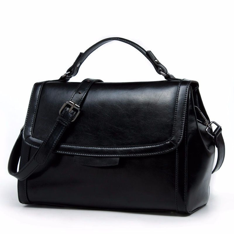 Leather handbag fashion leather handbags inclined shoulder bag handbag shoulder BaoChao - Korvel