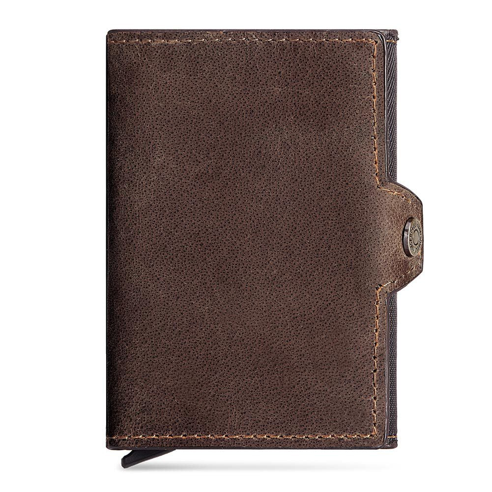 Leather Men's Card Holder Card Case European and American Leather Coin Purse Card Holder - Korvel