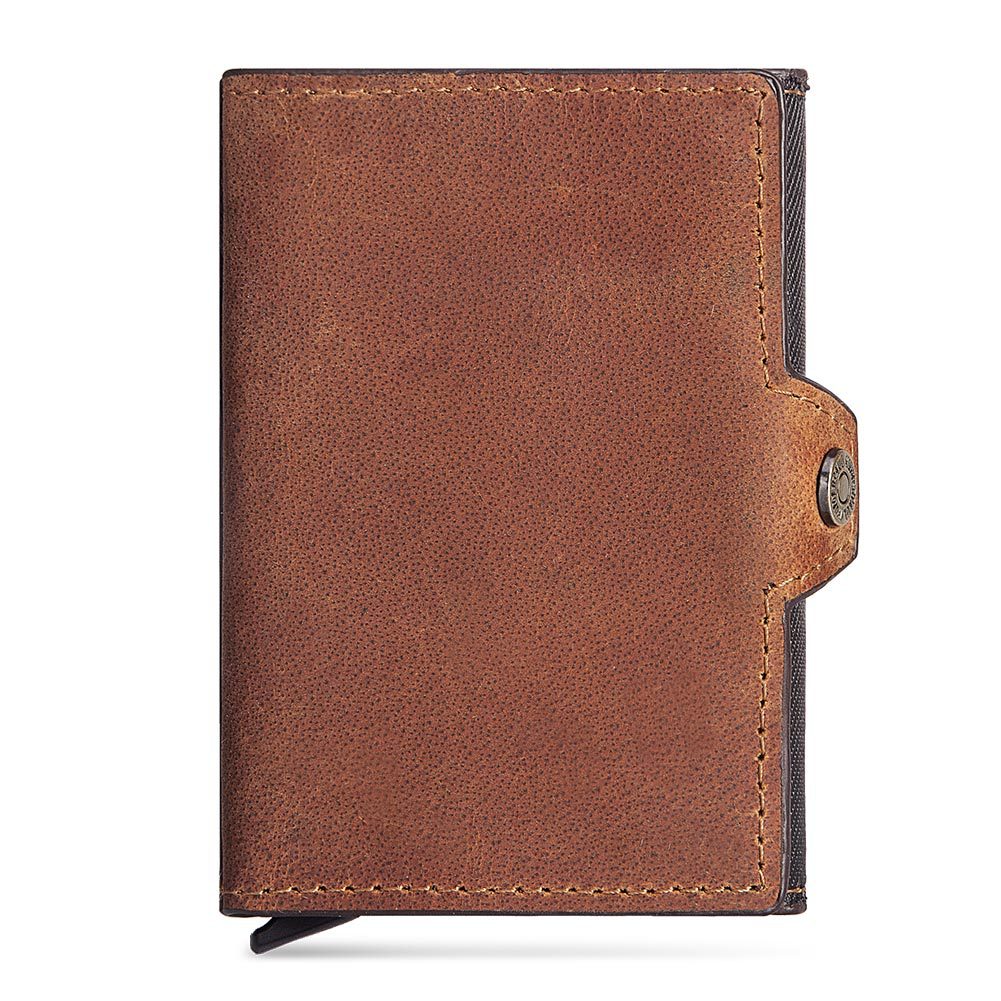 Leather Men's Card Holder Card Case European and American Leather Coin Purse Card Holder - Korvel