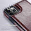 Premium Leather Retro Card Holder Flip Cover for iPhone