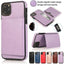 Premium Leather Wallet Case for iPhone 11 Pro Max, XS Max, XR, X, 8, 7, 6S, 6Plus, 5, 5S - Shockproof with Card Holder - Korvel