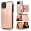 Premium Leather Wallet Case for iPhone 11 Pro Max, XS Max, XR, X, 8, 7, 6S, 6Plus, 5, 5S - Shockproof with Card Holder - Korvel