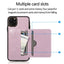 Premium Leather Wallet Case for iPhone 11 Pro Max, XS Max, XR, X, 8, 7, 6S, 6Plus, 5, 5S - Shockproof with Card Holder - Korvel