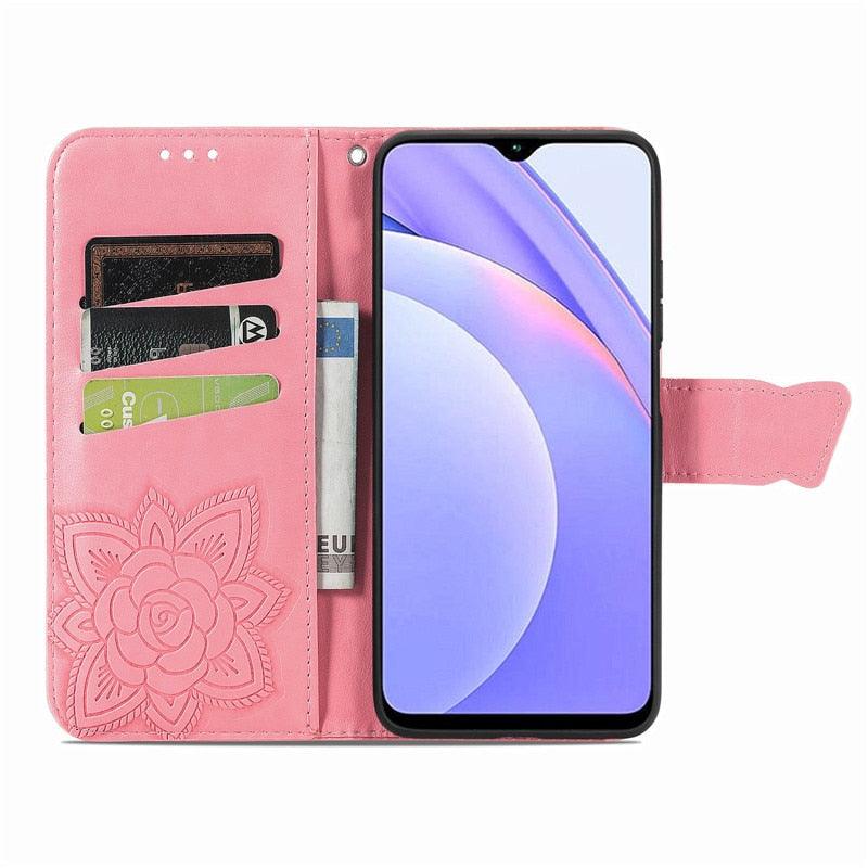 Funda de Cartera de Cuero Premium para la Serie Xiaomi Redmi