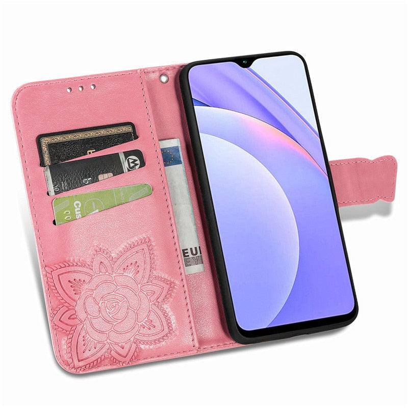 Funda de Cartera de Cuero Premium para la Serie Xiaomi Redmi