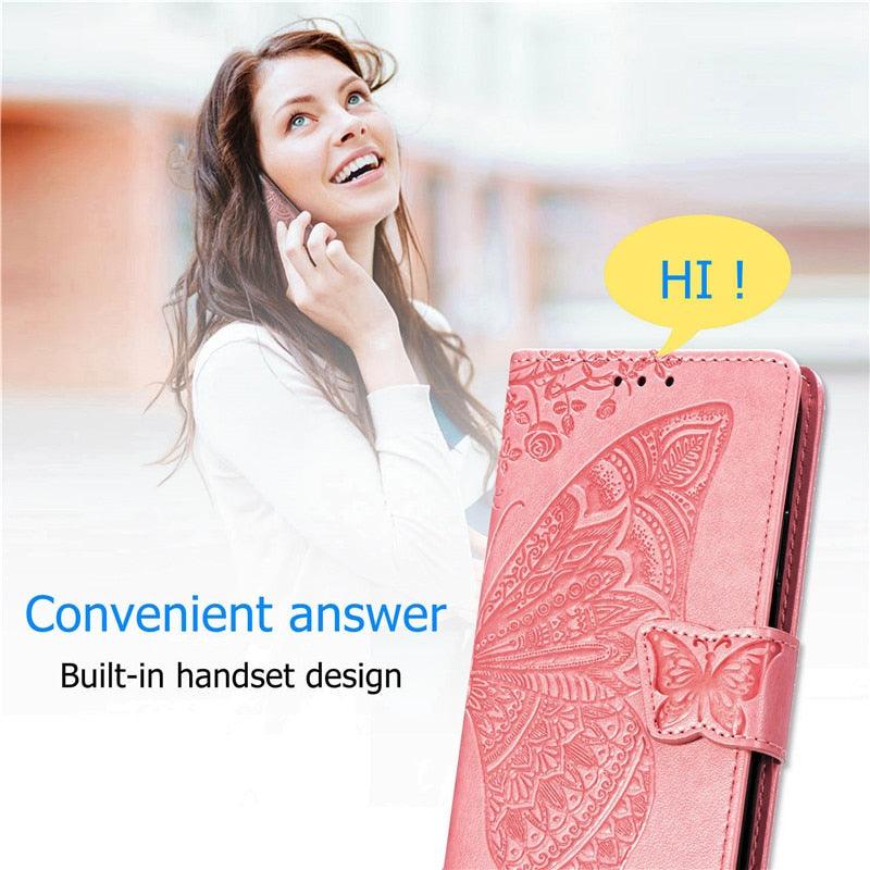 Funda de Cartera de Cuero Premium para la Serie Xiaomi Redmi