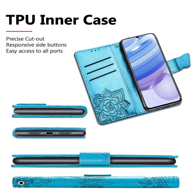 Funda de Cartera de Cuero Premium para la Serie Xiaomi Redmi