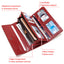 Leather Women's Wallet Long Leather Clutch Multi Card Coin Purse RFID Anti-magnetic Mobile Phone Bag - Korvel