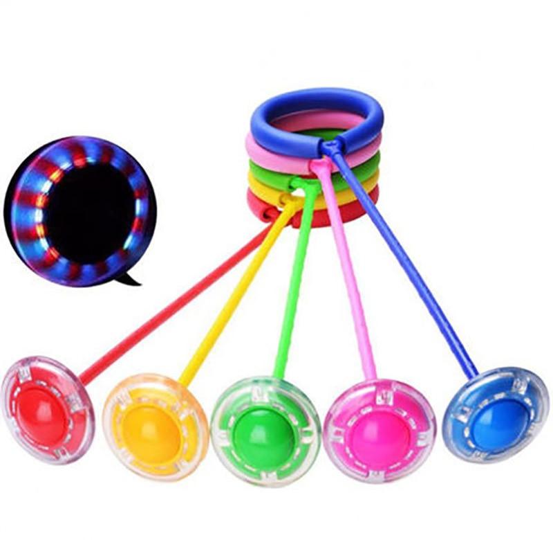 LED Flash Wheel Jumping Ball - Fitness Skipping Rope
