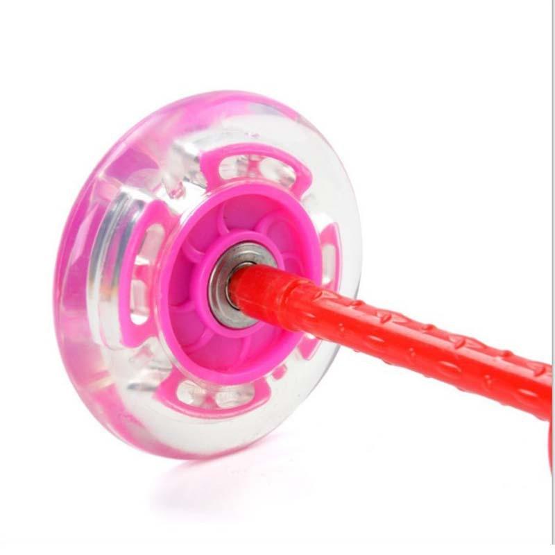LED Flash Wheel Jumping Ball - Fitness Skipping Rope