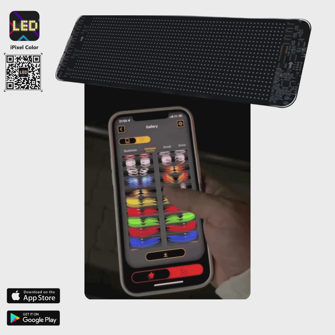 LED Message Eye Display - Korvel