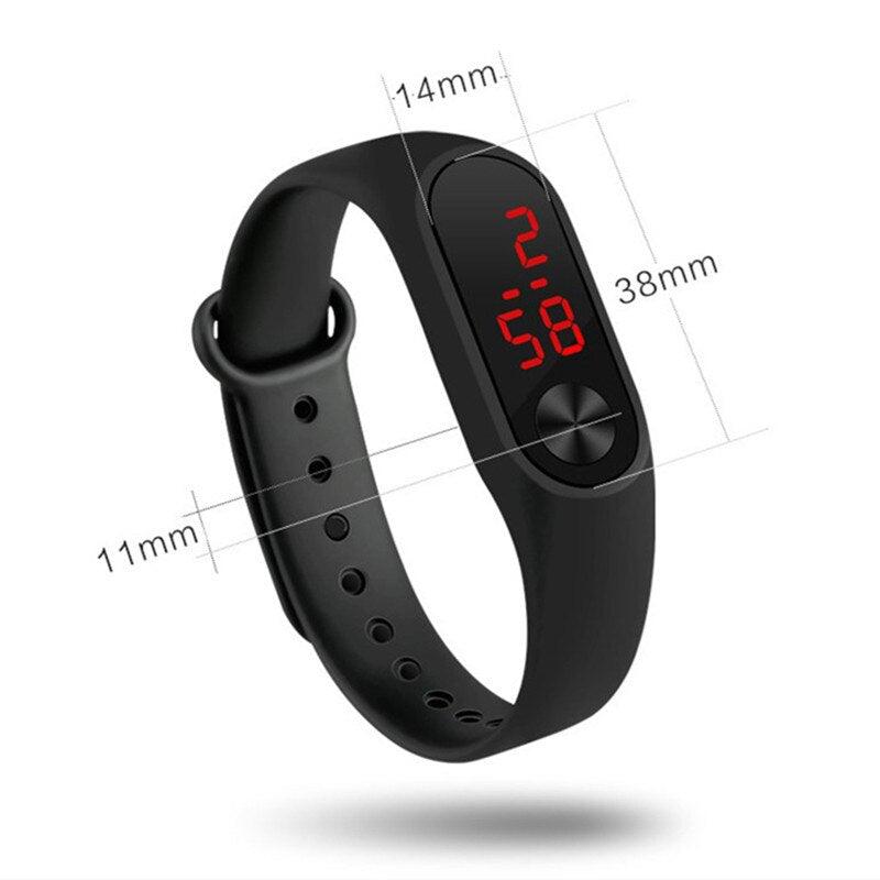Montre de sport LED STEVVEX pour hommes et femmes