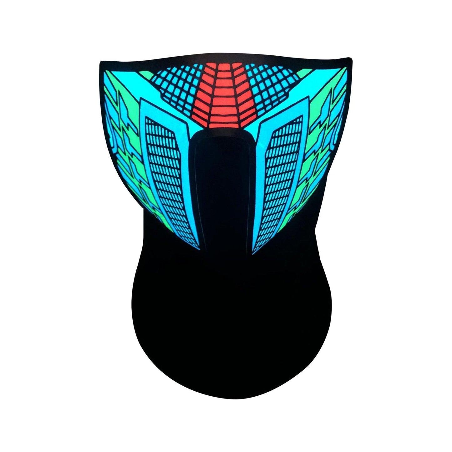 Máscara de Fiesta con Luz LED para Festivales y Eventos