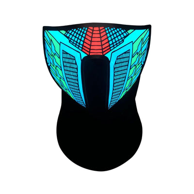 Masque de fête lumineux LED pour festivals et événements