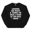 Leggings Are Pants Sweatshirt - Coffee Lovers Edition
