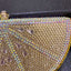 Lemon Shape AB/Gold Rhinestone Small Women Shoulder Bag Luxury Designer Lady Girls Evening Clutches Wedding Party Chain Purse - Korvel