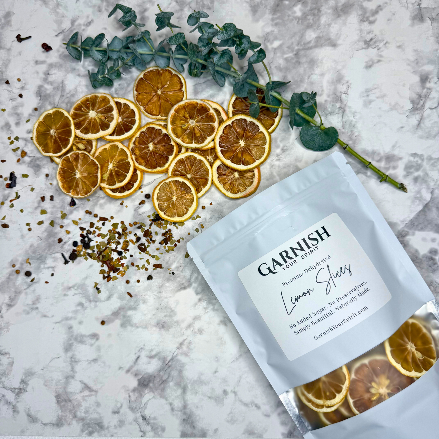 Dehydrated Lemon Slices for Bar & Decor
