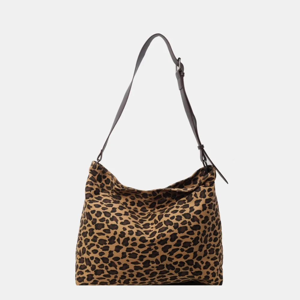 Leopard Adjustable Strap Tote Bag - Korvel