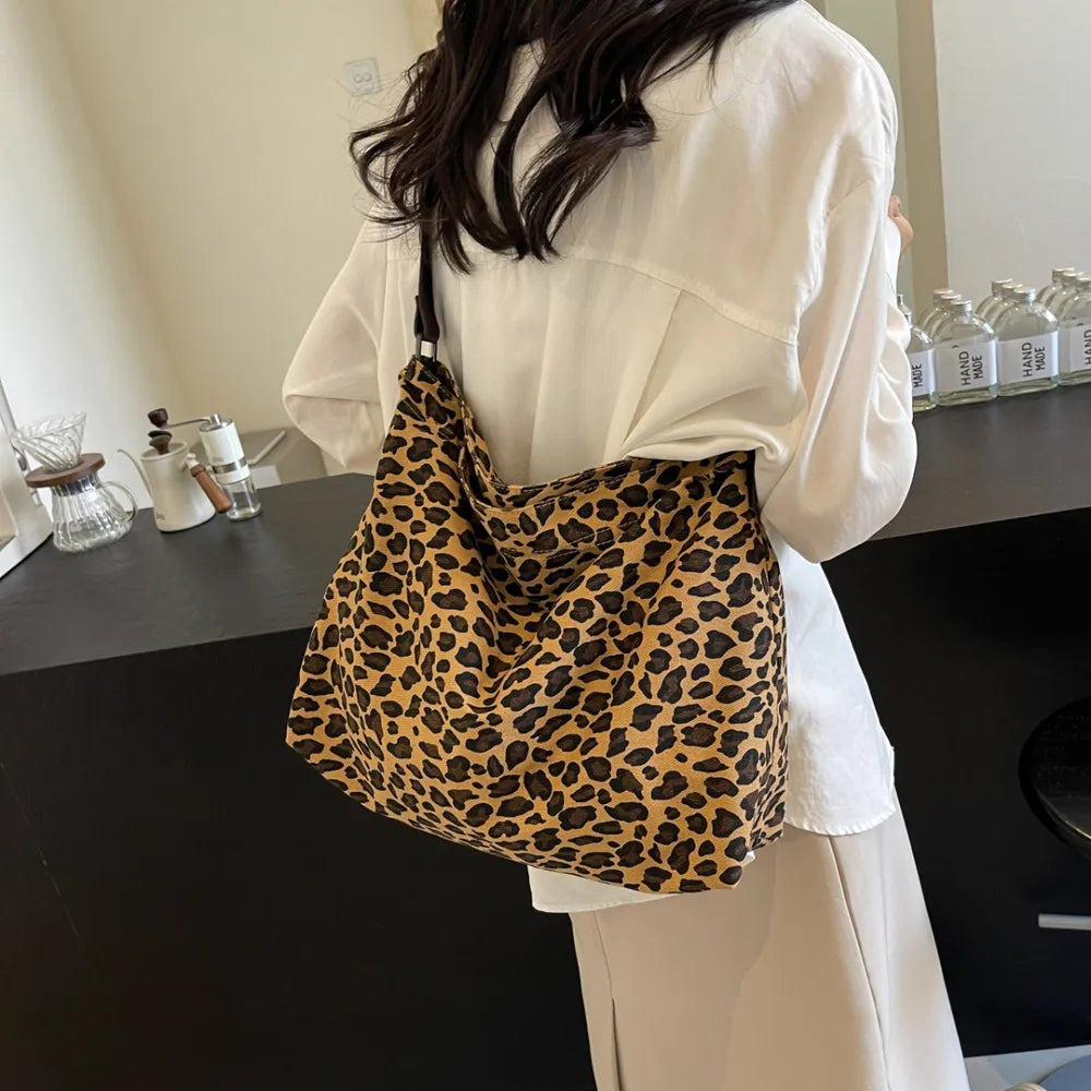 Leopard Adjustable Strap Tote Bag - Korvel