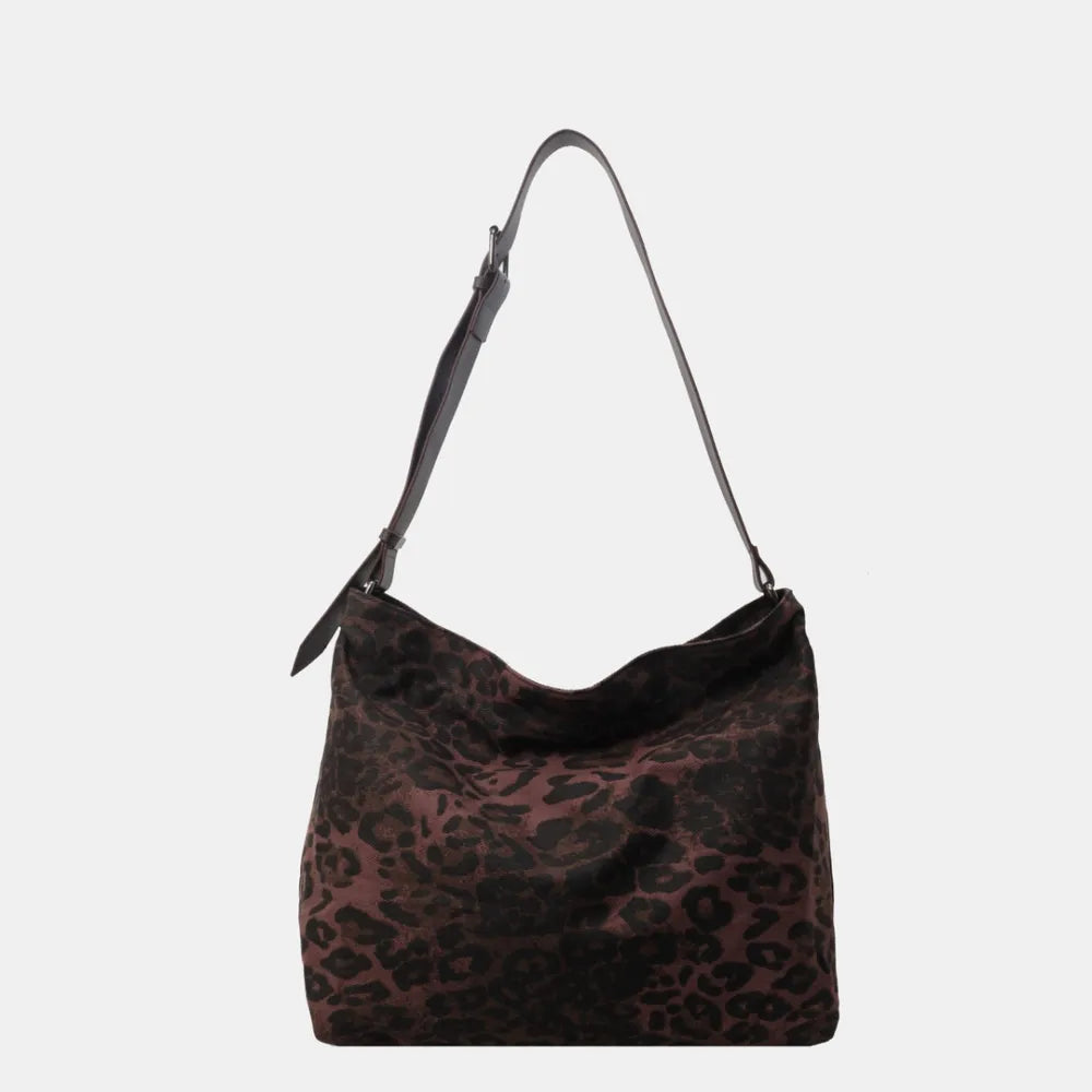 Leopard Adjustable Strap Tote Bag - Korvel