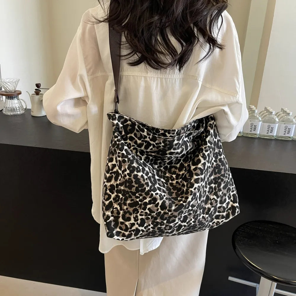 Leopard Adjustable Strap Tote Bag - Korvel