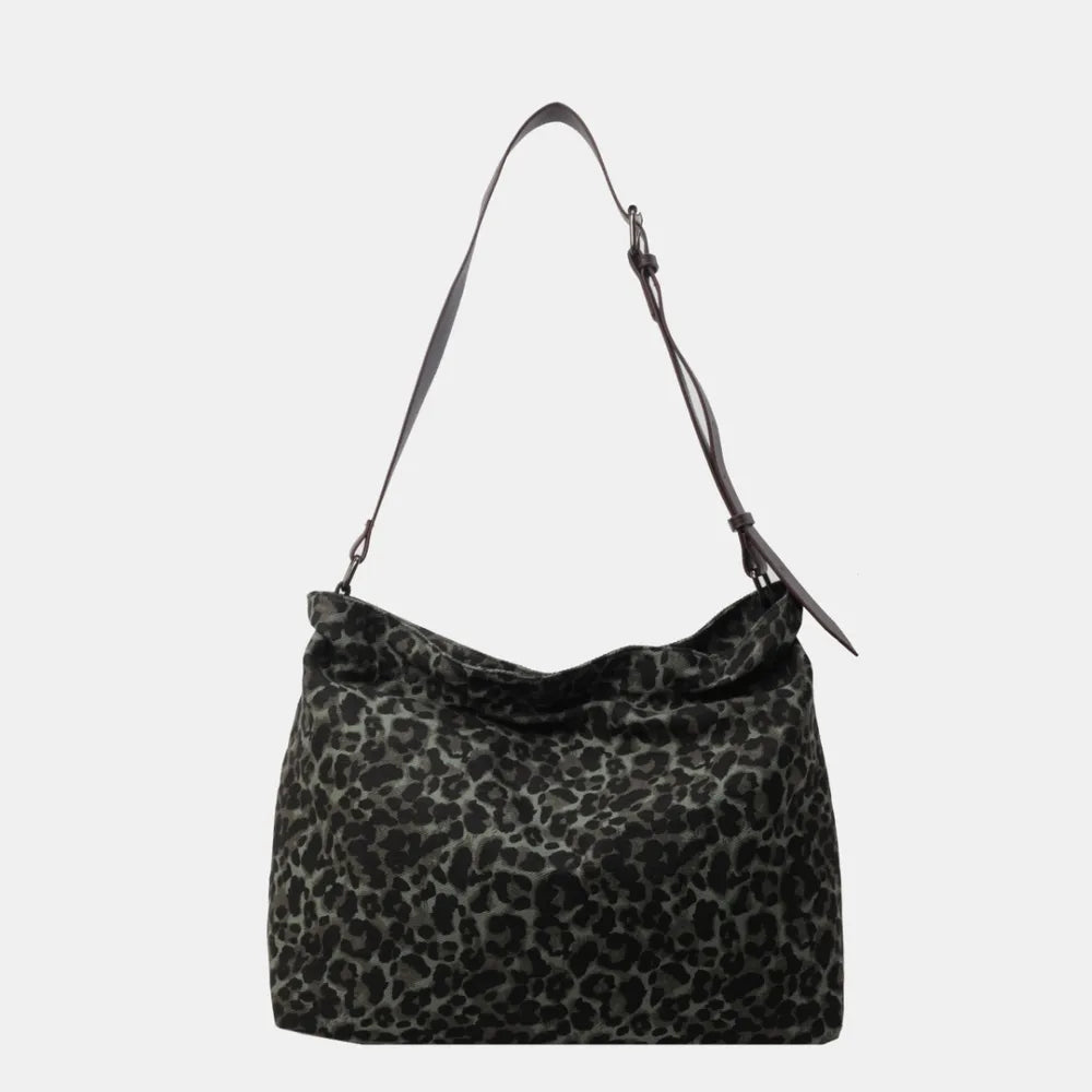 Leopard Adjustable Strap Tote Bag - Korvel