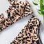 Leopard Print High Cut Bikini Set for Women