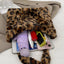Leopard Fluff Handbag with Zip - Korvel