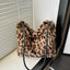 Leopard Furry Shoulder Bag - Korvel
