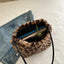 Leopard Furry Shoulder Bag - Korvel