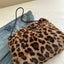Leopard Furry Shoulder Bag - Korvel