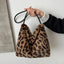 Leopard Furry Shoulder Bag - Korvel