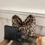 Leopard Furry Shoulder Bag - Korvel